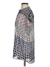 CAbi 100% Polyester Houndstooth Blue Short Sleeve Turtleneck Size S - photo 5
