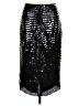 Eliza J 100% Polyester Black Formal Skirt Size 6 - photo 2