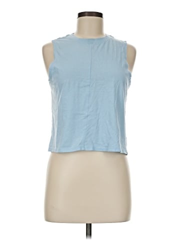 Aqua Sleeveless T-Shirt (view 1)