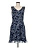 Tommy Hilfiger 100% Polyester Paisley Blue Cocktail Dress Size 6 - photo 1