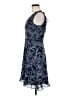 Tommy Hilfiger 100% Polyester Paisley Blue Cocktail Dress Size 6 - photo 5
