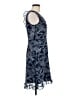 Tommy Hilfiger 100% Polyester Paisley Blue Cocktail Dress Size 6 - photo 4