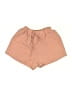 Unbranded 100% Polyester Solid Tan Shorts Size M - photo 1