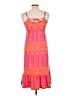 Btween 100% Polyester Orange Casual Dress Size 10 - photo 2