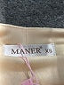 Maner 100% Polyester Metallic Silver Formal Skirt Size XS - photo 4