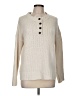 American Eagle Outfitters Solid Ivory Pullover Sweater Size M - photo 1