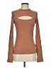 AGOLDE Brown Long Sleeve Turtleneck Size S - photo 1