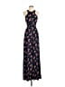 Jill Jill Stuart 100% Viscose Floral Blue Jumpsuit Size 4 - photo 1