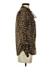 Ann Taylor Animal Print Brown Long Sleeve Blouse Size 4 - photo 4