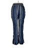 Michael Stars 100% Cotton Stripes Blue Casual Pants Size Lg (2) - photo 2