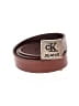 CALVIN KLEIN JEANS Brown Leather Belt Size M - photo 1