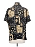 Notations 100% Polyester Print Gold Kimono Size L - photo 2
