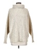 CLEO + WOLF Silver Turtleneck Sweater Size XS - photo 1