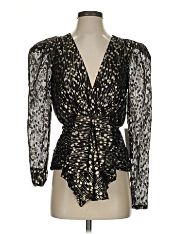 Ronny Kobo 3/4 Sleeve Silk Top (view 1)