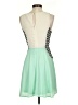 Double Zero 100% Polyester Color Block Green Cocktail Dress Size S - photo 2
