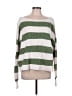 By Together 100% Cotton Stripes Green Pullover Sweater Size L - photo 1