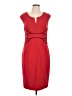 Sandra Darren Red Cocktail Dress Size 10 - photo 1