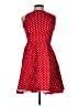 Assorted Brands Polka Dots Red Cocktail Dress Size L - photo 1