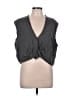 Zara Gray Sleeveless Blouse Size L - photo 1
