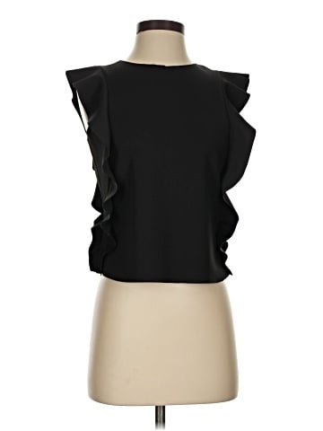 Red Saks Fifth Avenue Sleeveless Blouse (view 1)