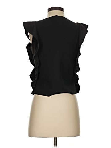 Red Saks Fifth Avenue Sleeveless Blouse (view 2)