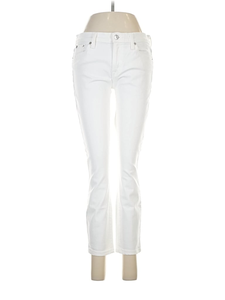 Pre-owned Jcrew Jeans In Ivory