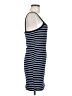 Shein Stripes Blue Casual Dress Size M - photo 4
