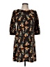 JFW Print Black Casual Dress Size M - photo 1
