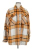 HEX Plaid Orange Coat Size M - photo 1