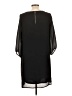 H&M 100% Polyester Solid Black Casual Dress Size 12 - photo 2