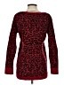Kensie Animal Print Red Pullover Sweater Size XS - photo 2