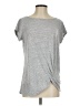 Ann Taylor LOFT Gray Short Sleeve Top Size S - photo 1