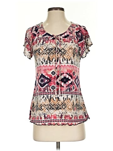 Diana Belle Short Sleeve Blouse (view 1)