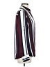 Express Outlet 100% Polyester Stripes Burgundy Long Sleeve Blouse Size M - photo 4
