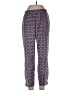 Lush 100% Polyester Print Blue Casual Pants Size L - photo 1