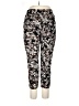 Cartonnier 100% Polyester Floral Black Casual Pants Size 12 - photo 1