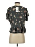 True Craft Gray Short Sleeve Blouse Size XS - photo 2