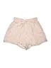 Soft Joie 100% Cotton Stripes Ivory Shorts Size XXS - photo 1