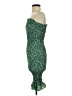Shein 100% Polyester Stars Green Cocktail Dress Size 4 - photo 5