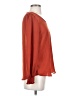 Ann Taylor LOFT 100% Polyester Orange Long Sleeve Blouse Size XS - photo 4