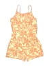 Old Navy 100% Cotton Tropical Orange Dress Size 6 - 7 - photo 1
