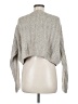 Zara Metallic Silver Pullover Sweater Size M - photo 2