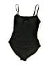 Unbranded Solid Black One Piece Swimsuit Size L - photo 1