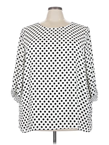 Rose + Olive 3/4 Sleeve Blouse (view 1)
