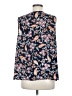 Ann Taylor LOFT Outlet 100% Polyester Blue Sleeveless Blouse Size M - photo 2
