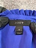 J.Crew 100% Polyester Blue Sleeveless Blouse Size 0 - photo 7