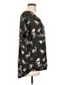 Pleione 100% Polyester Black Short Sleeve Blouse Size L - photo 4
