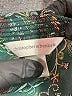 Christopher & Banks 100% Polyester Animal Print Black Green Long Sleeve Blouse Size L - photo 7