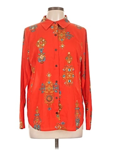 Motto Long Sleeve Blouse (view 1)