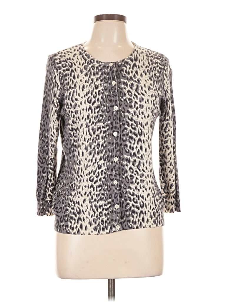 Pre-owned Joseph A 3/4 Sleeve Blouse In Ivory